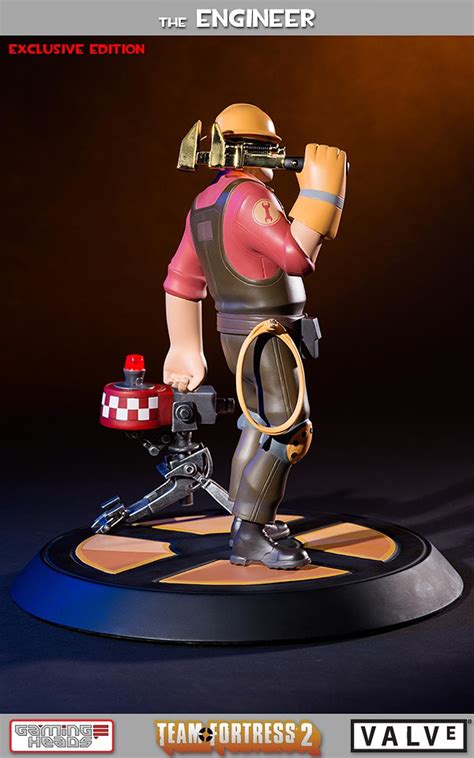 Team Fortress The Red Engineer Exclusive Statue Gaming Heads