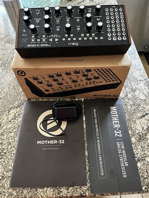 Moog Mother 32 Tabletop Eurorack Semi Modular Synthesizer Reverb