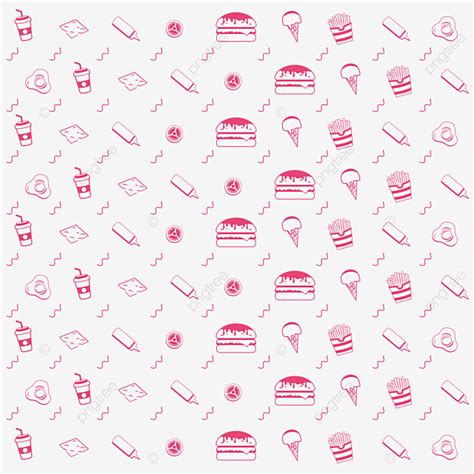 Ice Cream Flat Vector Art Png Burger Wrap Ice Cream Pattern Background