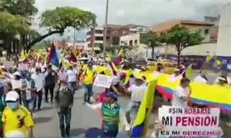 Multitudinarias Marchas Contra Gustavo Petro Canal N