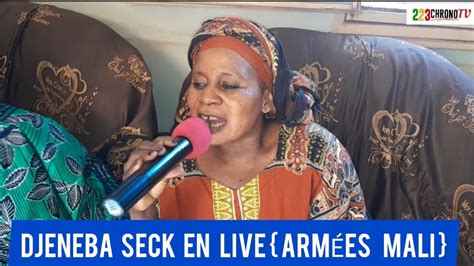 Djeneba Seck En Live répétition Titre Armées Mali Rdv le 21 janvier