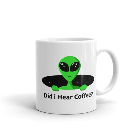 Alien Coffee Mug For Coffee Lovers Etsy