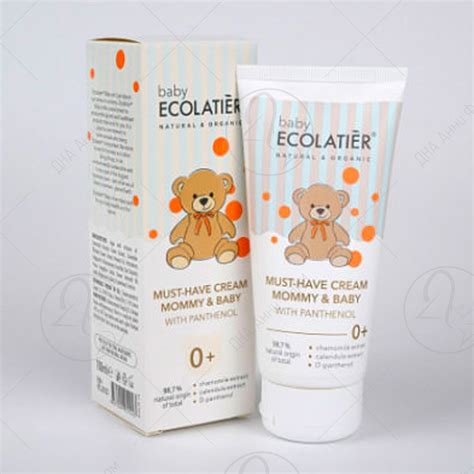 ECOLATIER BABY MOMMY & BABY крем со пантенол 100ml - Аптека ДНА Анни Фарм
