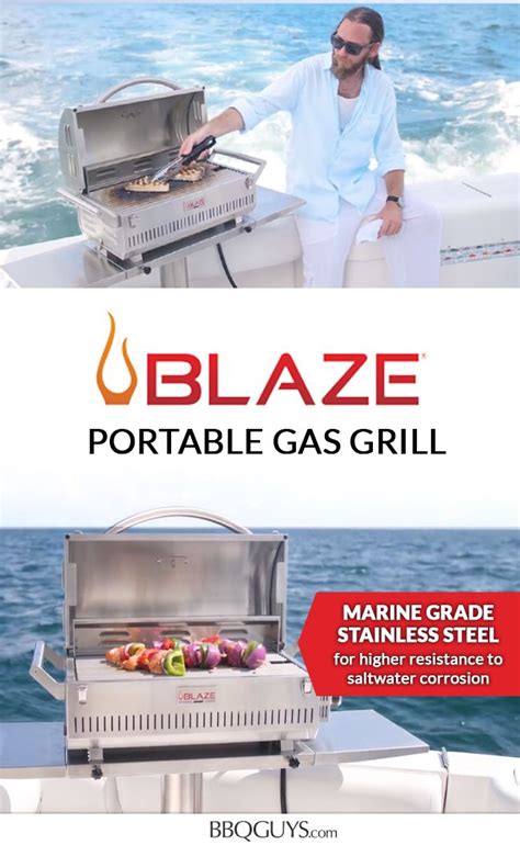 Blaze Professional Lux Marine Grade Portable Propane Gas Grill Blz