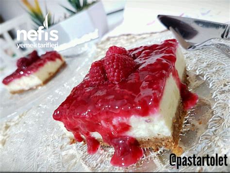 Frambuaz Soslu Cheesecake Nefis Yemek Tarifleri