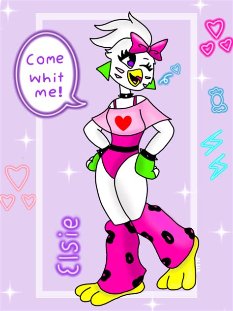 Glamrock Chica Redesign 💜 Ibispaint