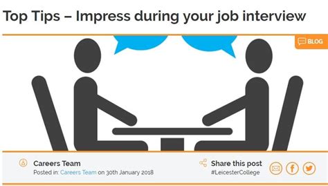 Top Tips Impress During A Job Interview