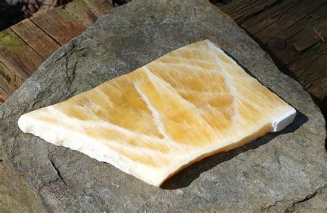 Honeycomb Calcite Slab Honeycomb Calcite Slice Polished Etsy