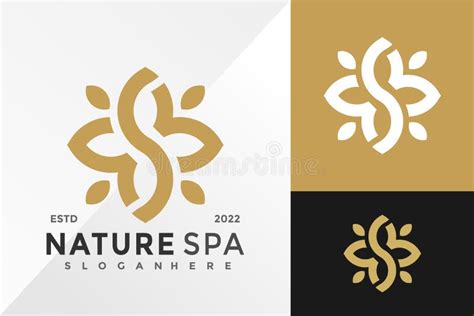 Letter S Nature Flower Spa Logo Design Brand Identity Logos Vector