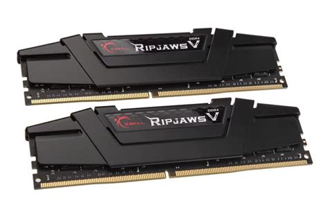 G Skill Kit 16GB 2 X 8GB DDR4 3600MHz Ripjaws V Black CL17