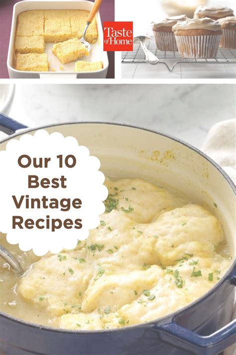 Our top 10 vintage recipes – Artofit