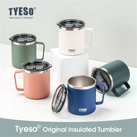 Original Tyeso Coffee Mug Vacuum Insulated Tumbler Hot And Cold