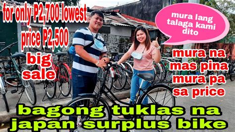 JAPAN SURPLUS BIKE LOWEST PRICE NILA P2 500 SA MGA BIKE BAGONG TUKLAS