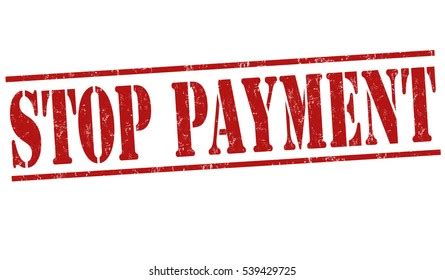 Stop Payment Grunge Rubber Stamp On Stock Vector Royalty Free