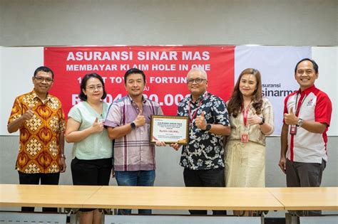 Asuransi Sinar Mas Buktikan Lagi Komitmennya Dengan Bayar Klaim Hole In