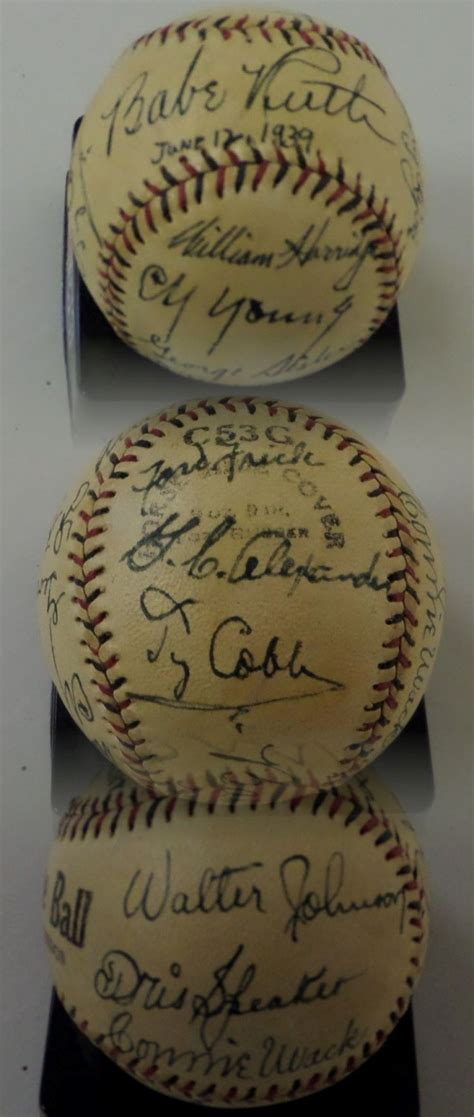 Coach S Corner Hall Of Fame Inductees Multi Signed Vintage