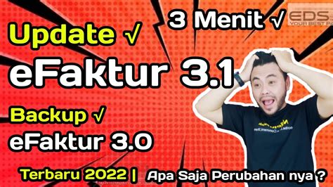 Cara Update EFaktur 3 1 Dan Backup EFaktur 3 0 Apa Saja Perubahannya