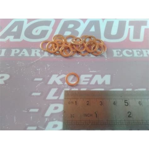 Jual Ring Tembaga M Atau X Copper Washer Ring Shopee