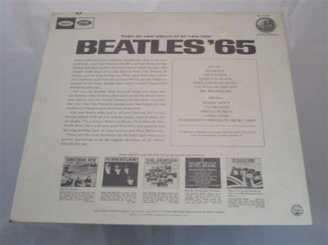 格安販売の Beatles 65 Sealed Vinyl Record Lp Album Usa 1964 1st Capitol St