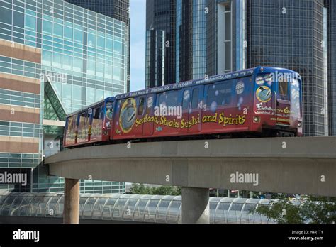 Detroit People Mover Train Hi Res Stock Photography And Images Alamy