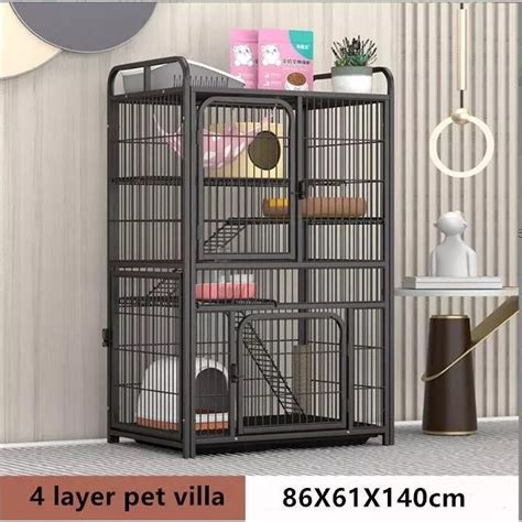 New Cat Cage Large Sangkar Kucing Besar Tingkat Level Pets Cages