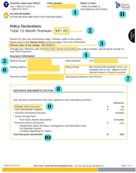 What Is An Insurance Declaration Page All About The Dec Page