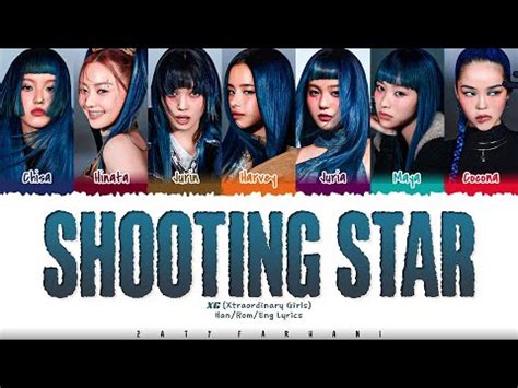 Correct Xg Shooting Star Lyrics Color Coded Eng Youtube Music