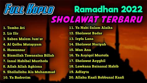 Full Album Sholawat Koplo Terbaru Ramadhan Tombo Ati Lir Ilir