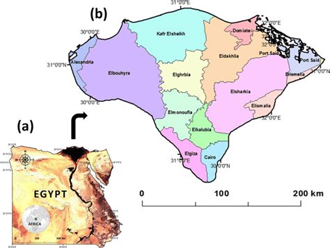 Nile Delta Map