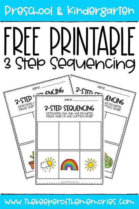 3 Step Sequencing Worksheets Artofit