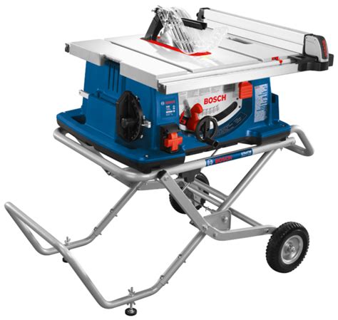 Bosch In Worksite Table Saw With Gravity Rise Wheeled Stand