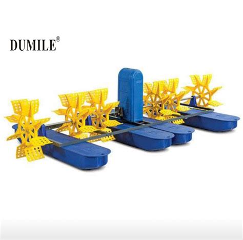 Multi Impeller SS304 Aquaculture Machine 1HP 2HP 3HP Paddle Wheel