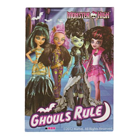 Monster High Cleo De Nile Ghouls Rule Doll Replacement Character Card