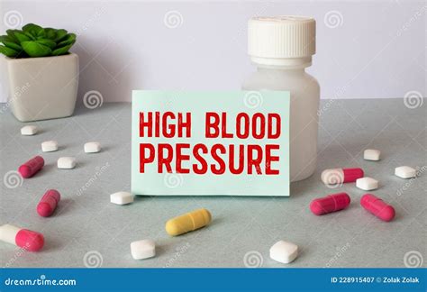High Blood Pressure Hypertension Concept Medical Doctor Shows
