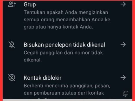 Cara Blokir Otomatis Nomor WhatsApp Tidak Dikenal Dari Pesan Dan Telepon