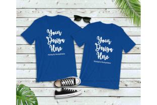 Bella Canvas 3001 Royal Blue Tee Mockup Graphic By Mockup Station