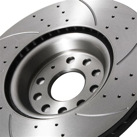 FRONT DRILLED GROOVED 340MM BRAKE DISCS FOR AUDI S3 8V QUATTRO 2 0 TFSI