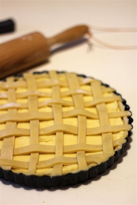 Crostata Di Frolla Classica Con Crema Pasticcera Cibo Che Passione