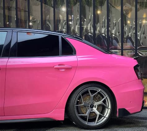 Super Gloss Pink Car Wrap Raxtify