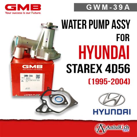 Gmb Water Pump Assy Gwm A For Hyundai Starex D