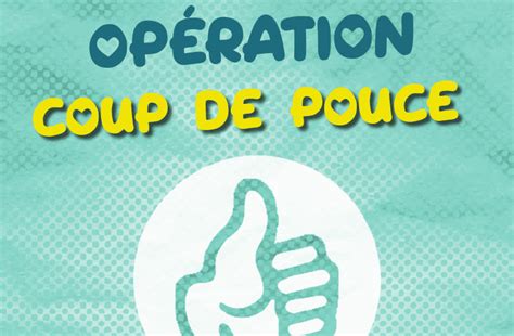 Solidarité Opération Coup De Pouce Claje