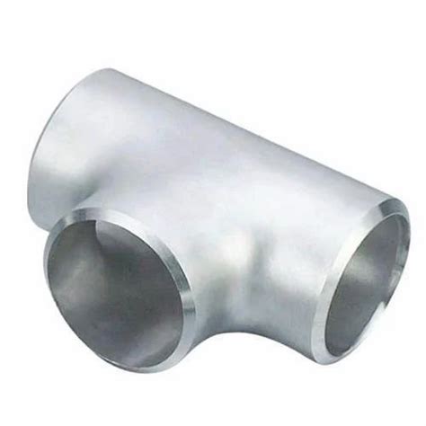 2 Inch Buttweld Sch40 Stainless Steel Equal Tee For Chemical Handling