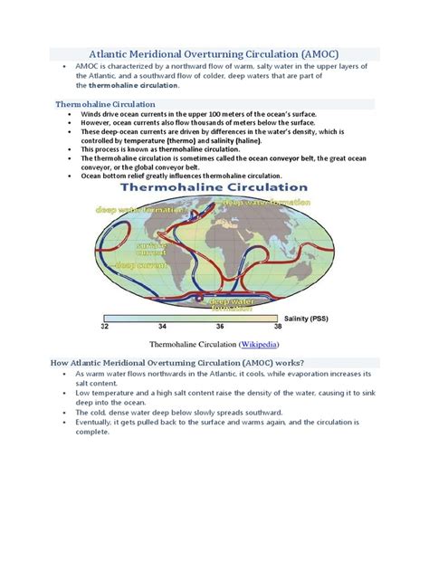 AMOC | PDF | Oceans | Environmental Science