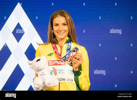 Lithuanian high jumper Airine Palsyte Stock Photo - Alamy