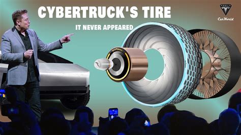 Tesla Cybertruck's secret weapon. Special design inside the cybertruck tire. Official here ...