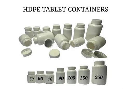 Tablet Container Hdpe Plastic Tablet Container Manufacturer From