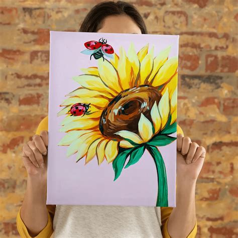 Ladybugs In Bloom Painting Pack Party In A Paint Box