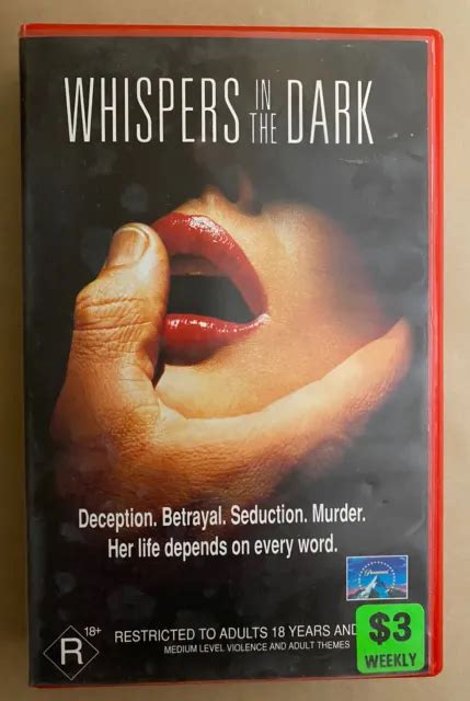 Whispers In The Dark Vhs Cic Taft Video Pal Big Box Ex Rental Tape