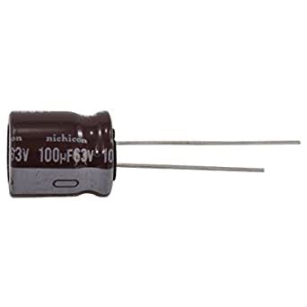 Jameco Valuepro UPL1J101MHH6 Capacitor Radial 100uF 63V Tolerance