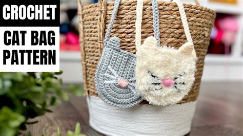 Crochet Cat Bag Quick Easy Pattern Youtube